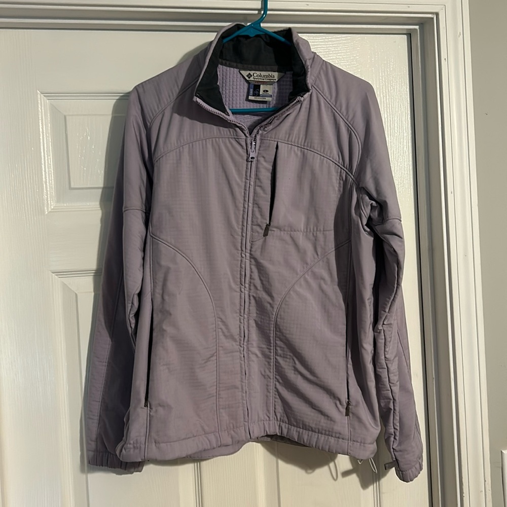 Colombia Vertex soft shell jacket w/glove loops